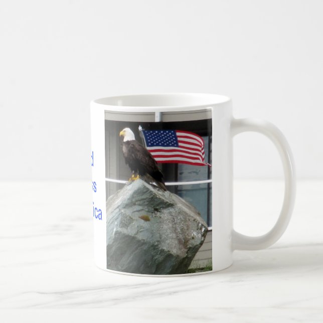 Eagle und Flagge Tasse (Rechts)