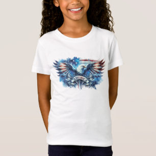 Eagle und USA flagge.Patriotic. T-Shirt