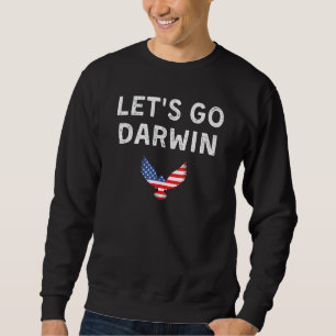 Eagle Usa American Flag Lasse Go Darwin Sweatshirt