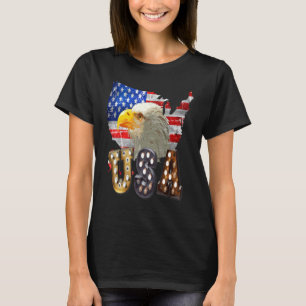 Eagle Usa Lightbulb 4. Juli Memorial Independe T-Shirt