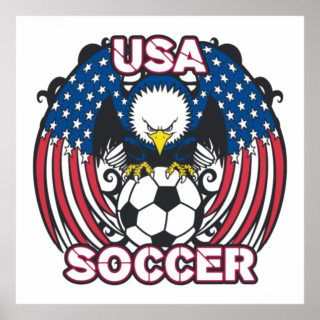 Eagle USA Soccer Poster (Vorne)