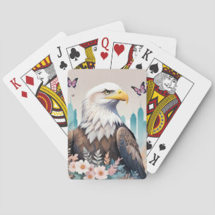 Eagle Vintag Animal Nature Environment Stadt Art Spielkarten