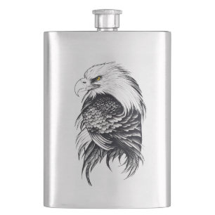 Eagle Wild Animal Nature Illustration Art Flachmann