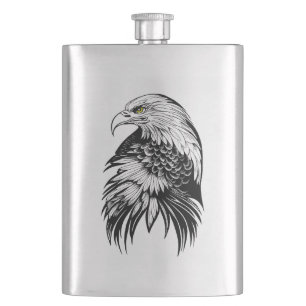 Eagle Wild Animal Nature Illustration Art Flachmann