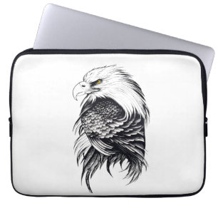 Eagle Wild Animal Nature Illustration Art Laptopschutzhülle