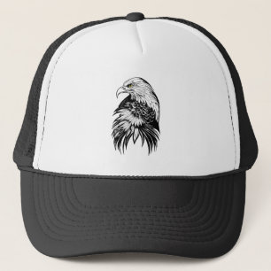 Eagle Wild Animal Nature Illustration Art Truckerkappe
