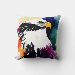 Eagle Wild Nature Animal Color Malerei Kissen