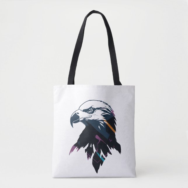 Eagle Wildlife Nature Illustration Silhouette Fly (Vorderseite)