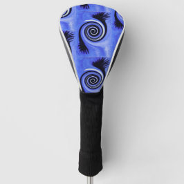 Eagle Wings Abstrakt Blue Pattern Golf Headcover