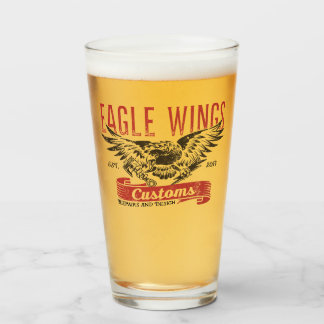Eagle Wings Beer Glass Glas