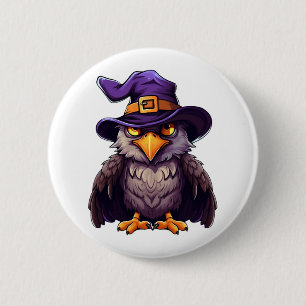 Eagle Witch Hat lustiges Halloween Kostüm für Kind Button
