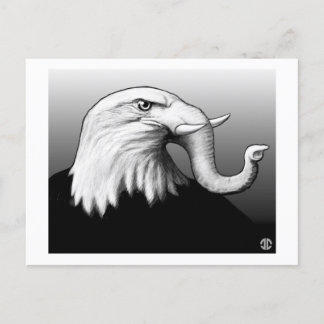 Eaglephant Postkarte