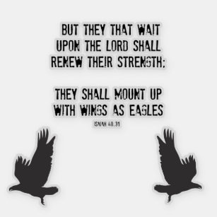 Eagles-Bibel-Vers Aufkleber