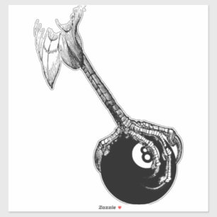 Eagles Claw 8 Ball Pool Billard Spielkunst Aufkleber