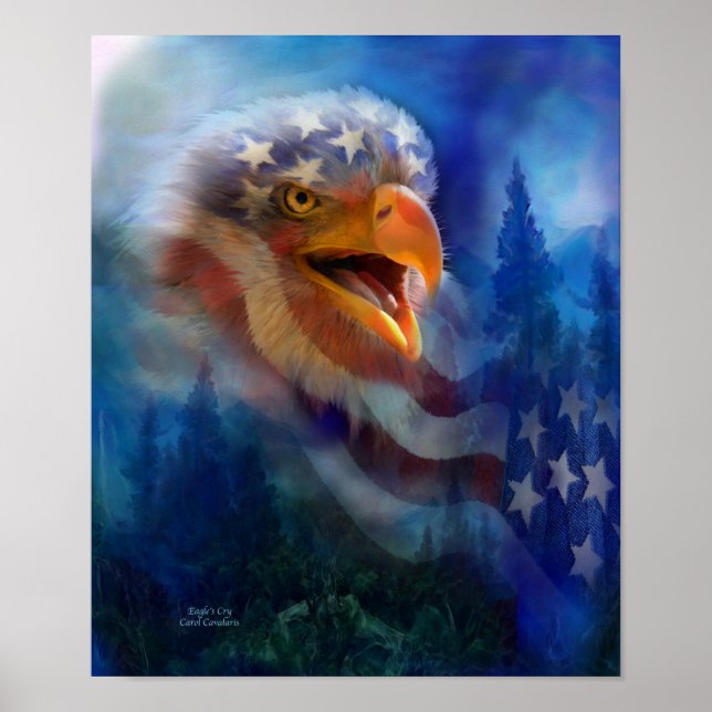 Eagle's Cry Art Poster/Print Poster (Vorne)