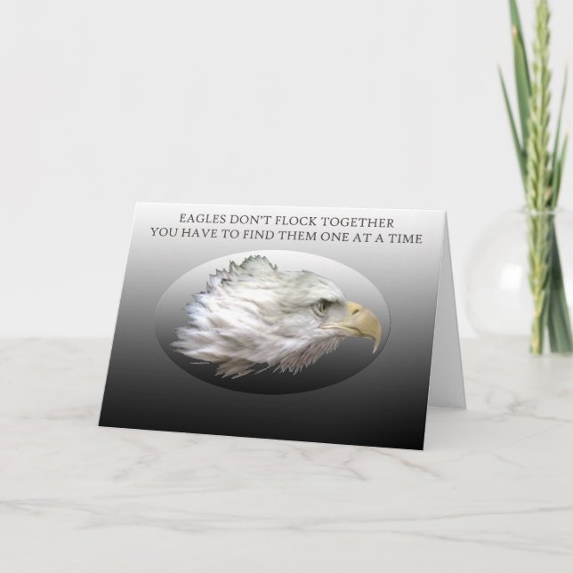 Eagles fesseln nicht zusammen karte (Vorderseite)