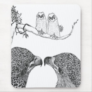 EAGLES HARRIET + M15 SAGEN EIGEN ICH KEIN HOOT. MOUSEPAD