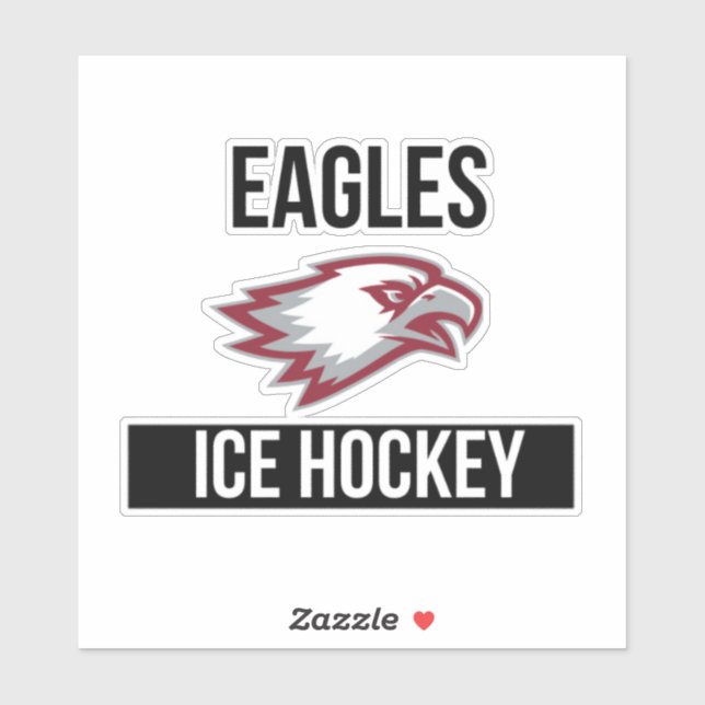 EAGLES ICE HOCKEY STICKER (Blatt)