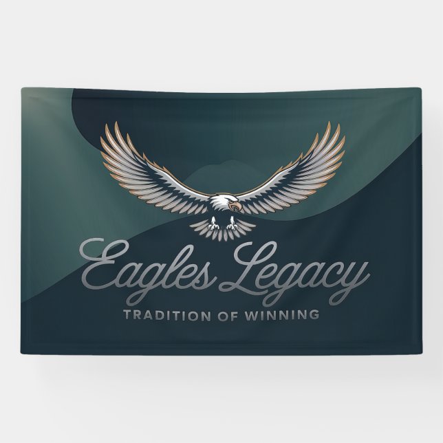 Eagles Legacy Banner - Tradition des Gewinners (Horizontal)