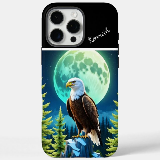 Eagle's Moonlit Vigil Case-Mate iPhone Hülle (Rückseite)