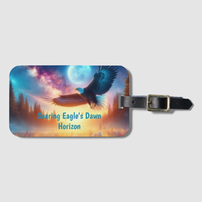 Eagle's Morgenhorizon Gepäckanhänger (Vorderseite (Horizontal))