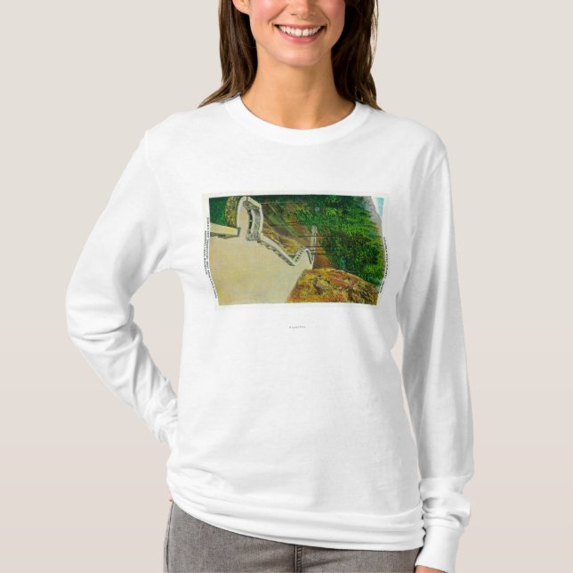 Eagles Nest-Observatorium auf Columbia River T-Shirt (Vorderseite)
