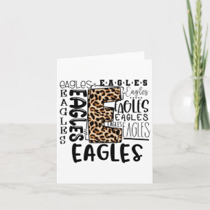 Eagles School Mascot Leopard Kariert - Ck to Schoo Karte