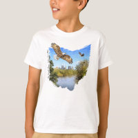 Eagles Scioto River Columbus Ohio Boys T - Shirt