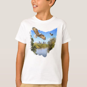 Eagles Scioto River Columbus Ohio Boys T - Shirt
