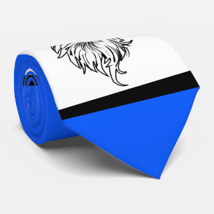 Eagles Sports Blue White Necktie Krawatte