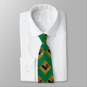 Eagles Sports Green Gold Necktie Krawatte