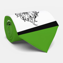 Eagles Sports Green White Necktie Krawatte