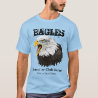 Eagles trägt Ti-Färbung T - Shirt zur Schau