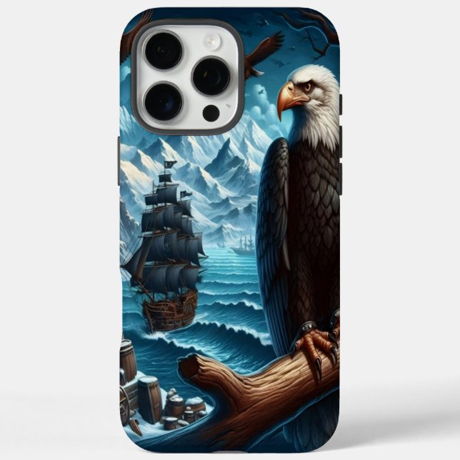 Eagle's Uhr über das Schiff Case-Mate iPhone Hülle (Rückseite)