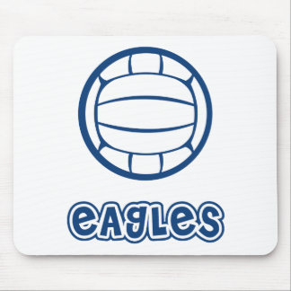 Eagles-Volleyball-Blau Mousepad