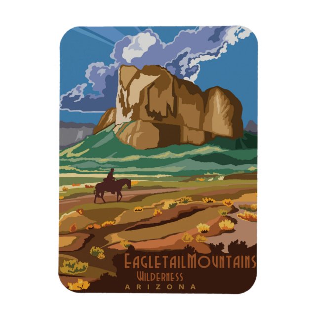 Eagletail Mountains Magnet (Vertikal)
