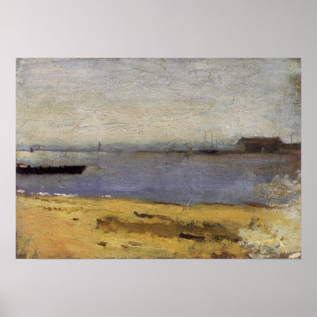 Eakins - Delaware River Scene 1881 Poster (Vorne)