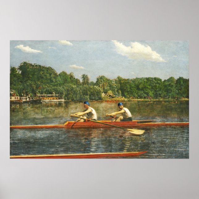 Eakins - Die Biglin Brothers Racing Poster (Vorne)