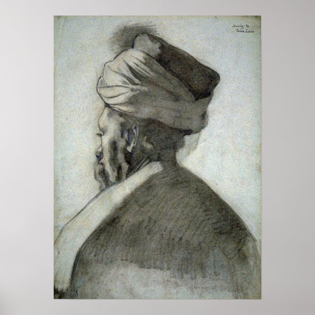 Eakins - Mann in Turban Poster (Vorne)