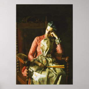 Eakins - Miss Amelia Van Buren Poster