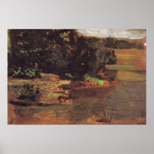 Eakins - Studie für den Pool Poster