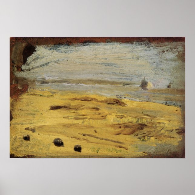 Eakins - Ufer des Delaware-Flusses, Fangnetze Poster (Vorne)