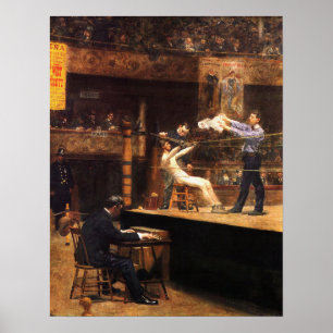 Eakins - Zwischen Runden 1899 Poster