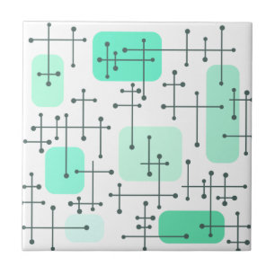Eames Era Art Crosshairs Mint Fliese