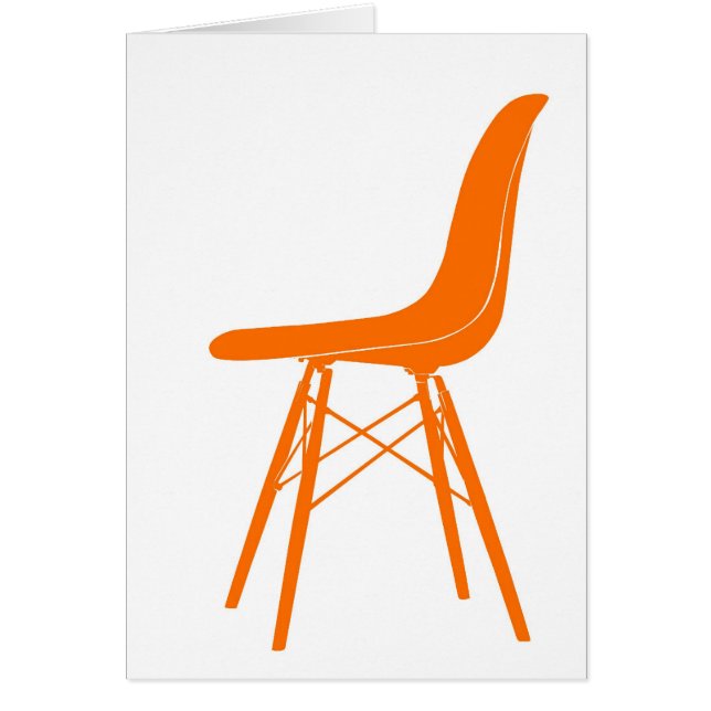 Eames formte Plastikseitenstuhl (Vorne)