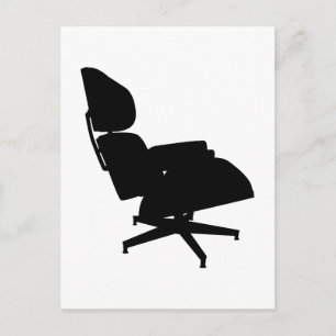 Eames Lounge Stuhl Postcard Postkarte