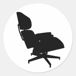 Eames Lounge Stuhl Sticker
