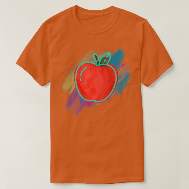Eapple Funny Apple Vintages Geschenk 3 T-Shirt (Design vorne)
