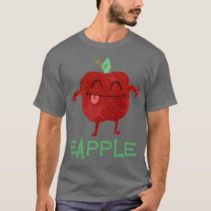 Eapple Lustiger Roter Apfel Vintage Lustig 2 T-Shirt