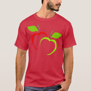 Eapple Lustiger Roter Apfel Vintage Lustig T-Shirt
